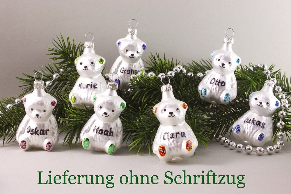 Bär Matrose Teddy|Weihnacht Christbaumschmuck Lauscha Glas Figur Ornaments T-M2 