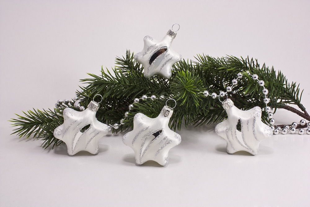 Eis Weiss Silber Onlineshop Fur Christbaumschmuck Und Weihnachtskugeln Aus Glas