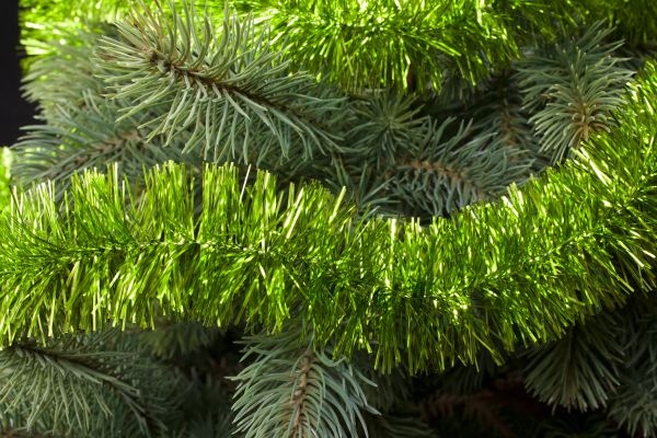 Girlande für den Weihnachtsbaum apfelgrün 50mm x 3m