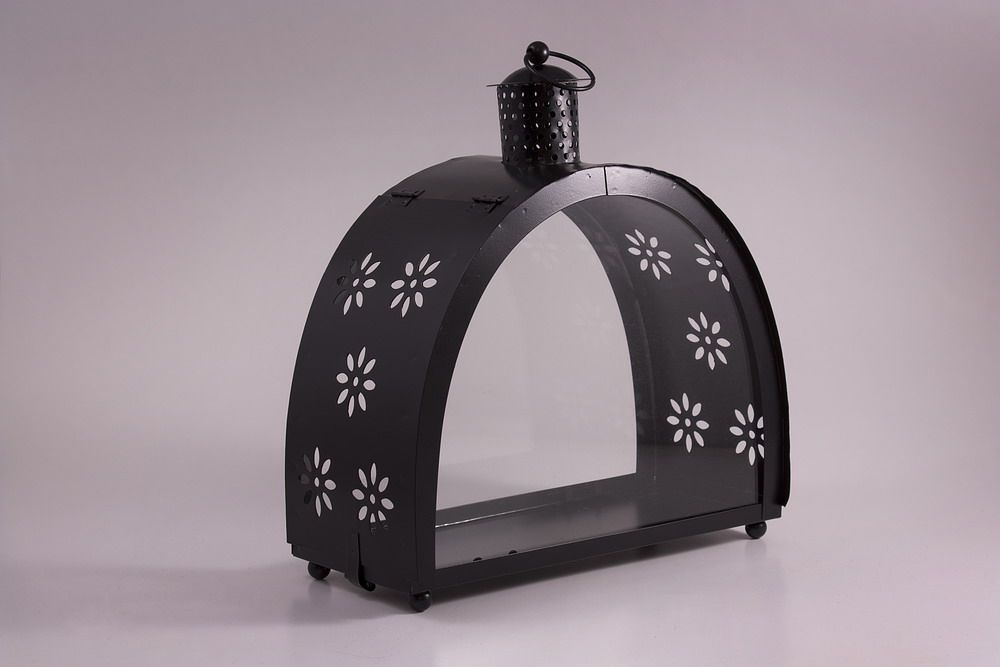 Laterne mir seitlicher Klappe