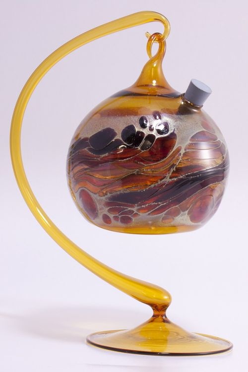 Obstfliegenfalle aus Glas braunes Set