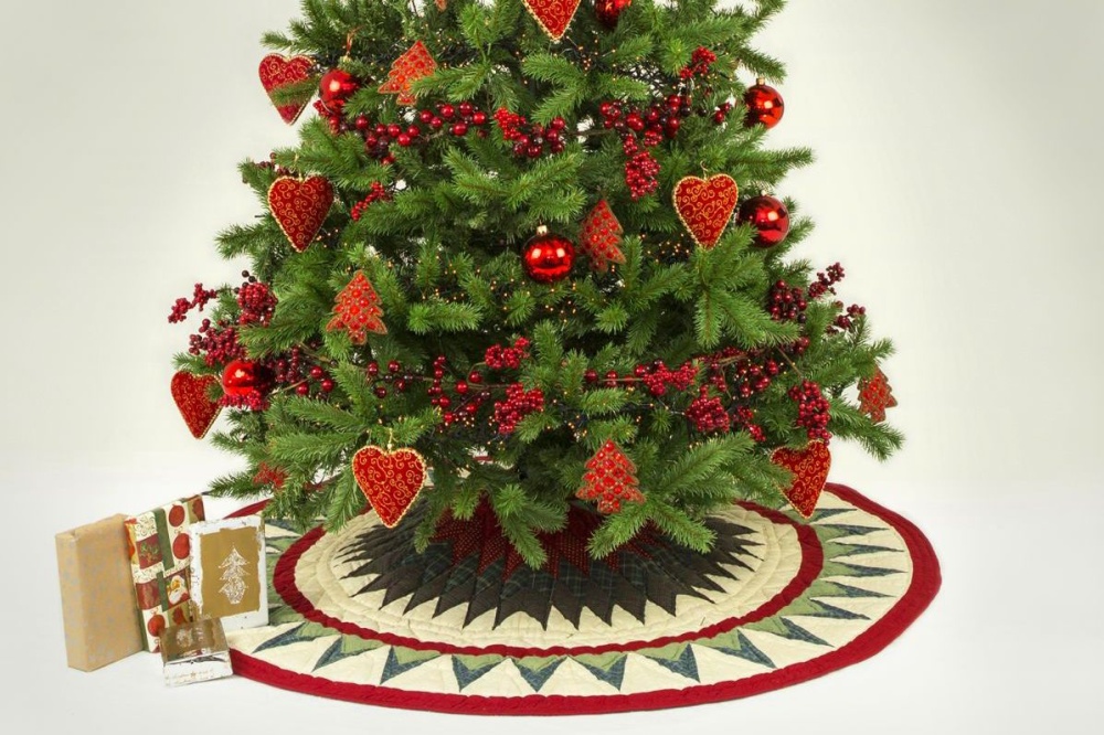Baumdecke für den Weihnachtsbaum Stern
