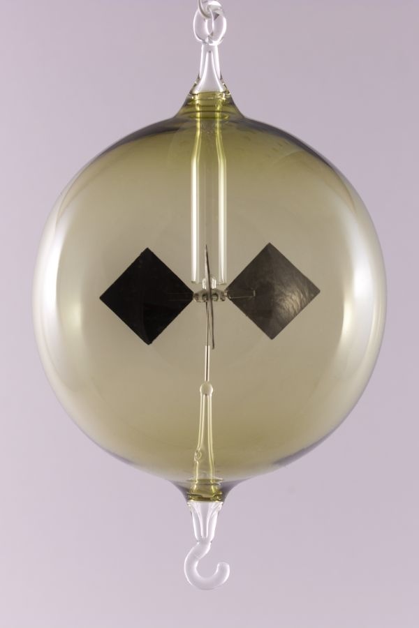 Lichtmühle Radiometer hängend 8 cm grün