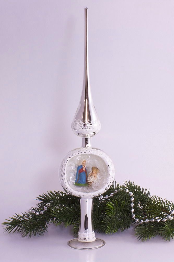 Weihnachtsbaumspitze XXL Maria und Jesuskind