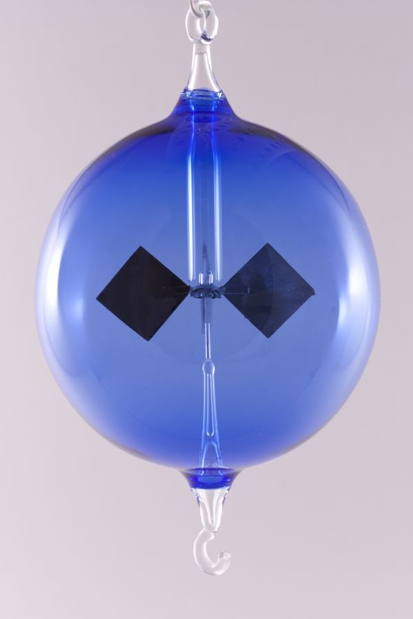 Lichtmühle Radiometer hängend 8 cm blau