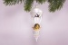 Antik Style - kleiner Ballon mit Engel in beige