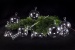 21-tlg. Set Christbaumschmuck transparent zum selber bemalen