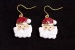 Ohrringe Ohrhänger Santa mit roter Mütze