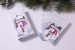 1 Packung Papier-Taschentücher mit Motiv Schneemänner